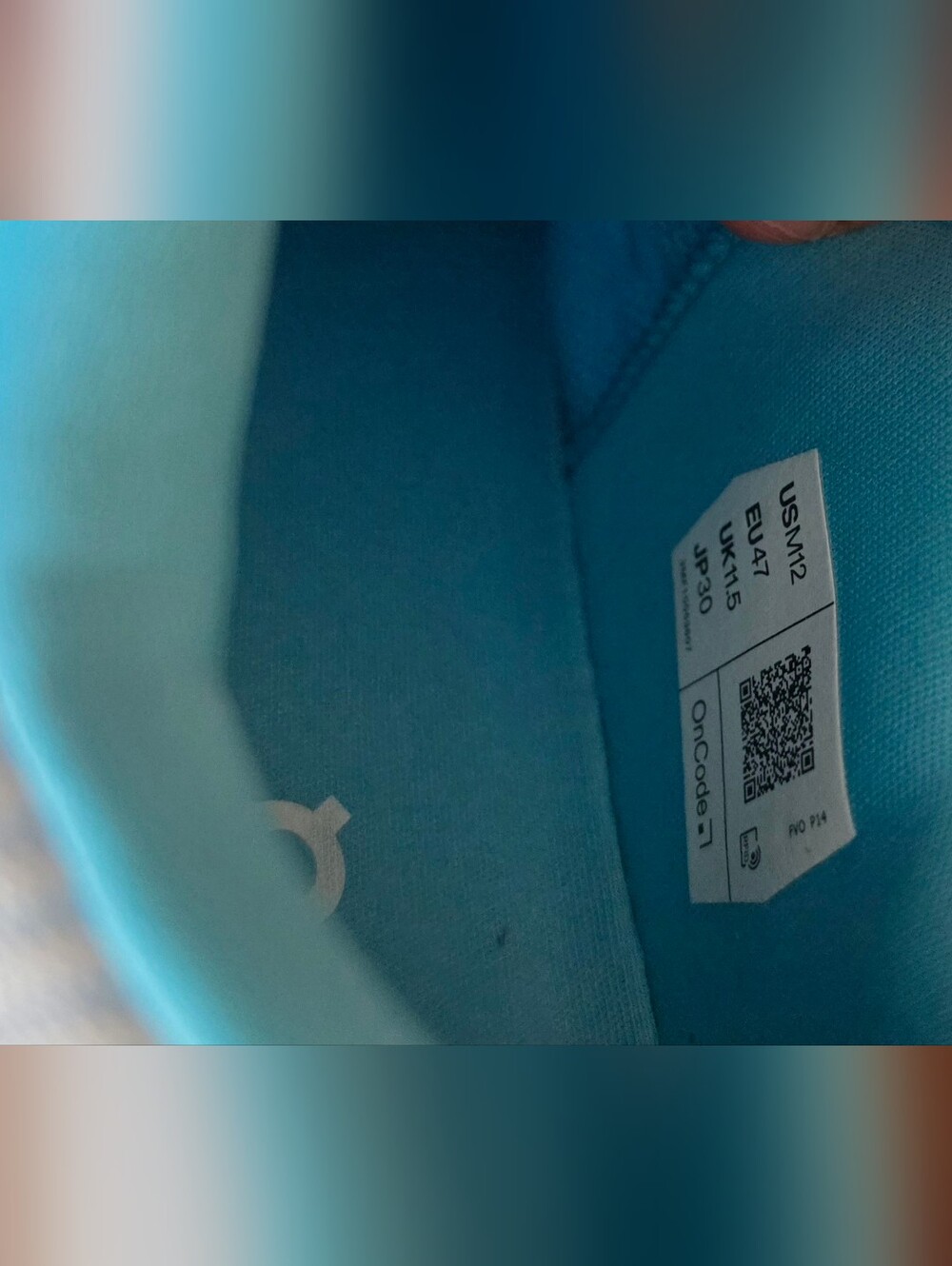 On Cloud 6 Push Running Turquoise Blue Shoe Interior Currant/Horizon Size 12 - Picture 3 of 5